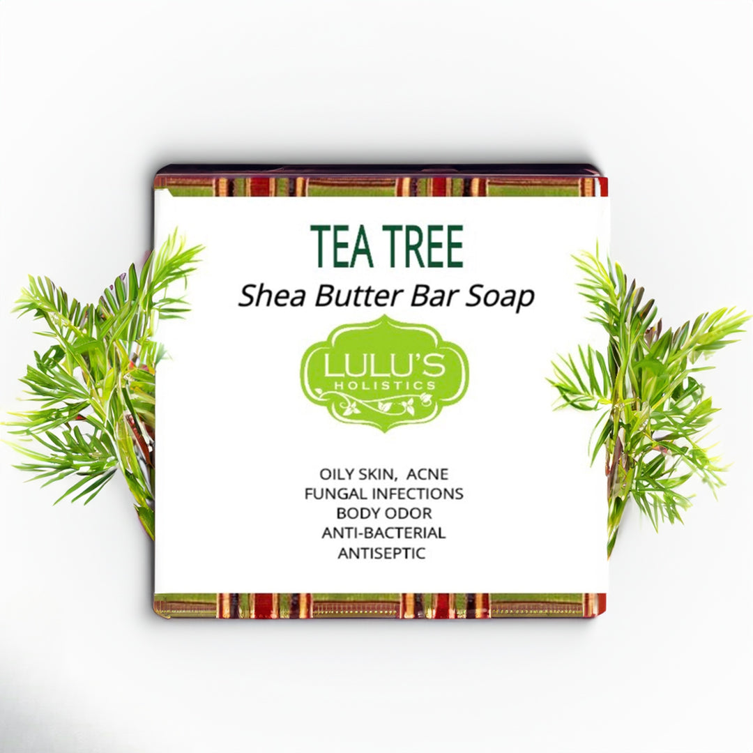 Tea Tree Shea Butter Bar Soap | Lulu's Holistics