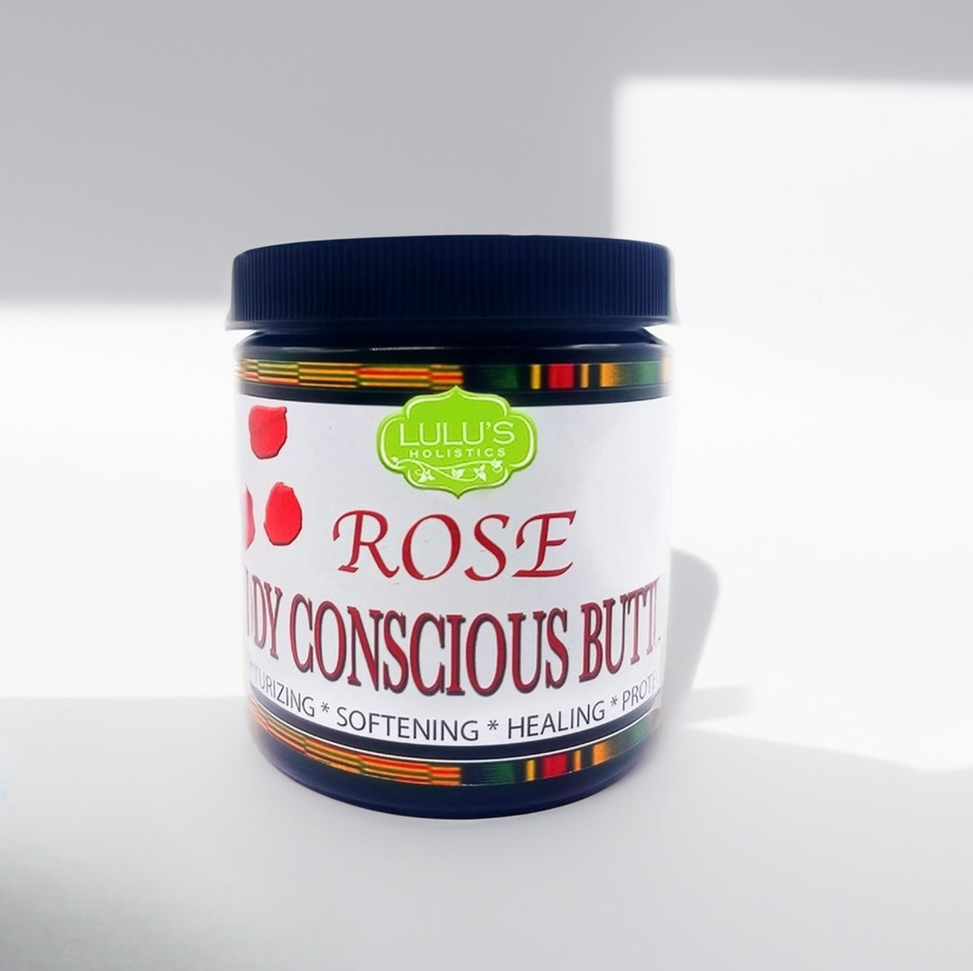 Rose Body Conscious Butter for Deeply Hydrated and Naturally Glowing Skin | Lulu's Holistics