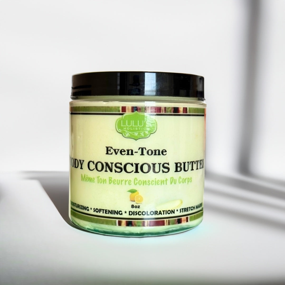Lemon Turmeric Body Conscious Butter for Even Skin Tone and Radiance | Lulu's Holistics