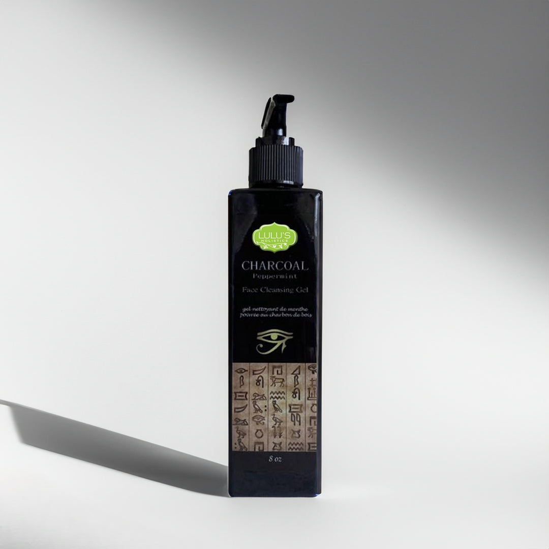 Charcoal Peppermint Face Cleansing Gel - Lulu's Holistics