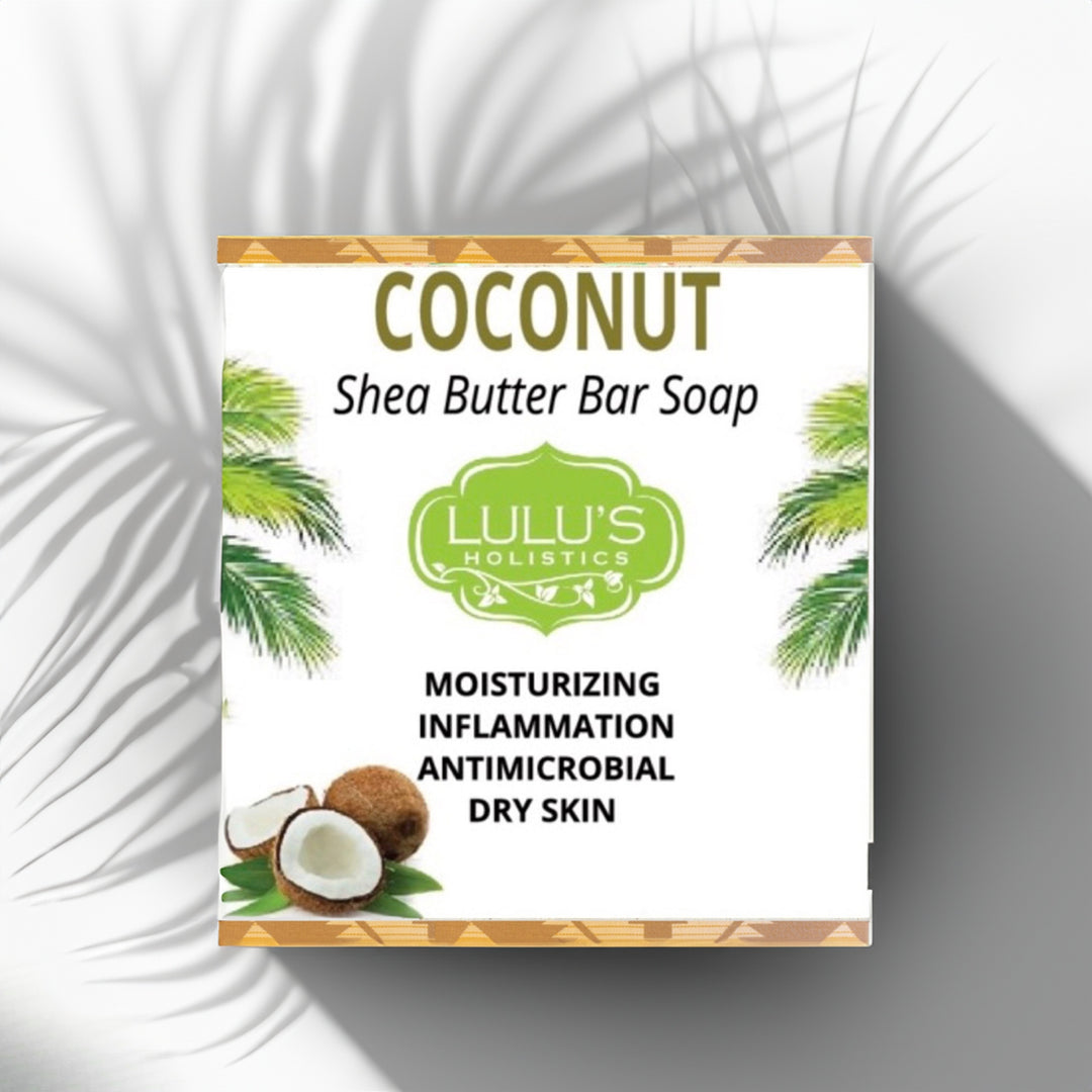 Coconut Shea Butter Bar Soap - Lulu's Holistics