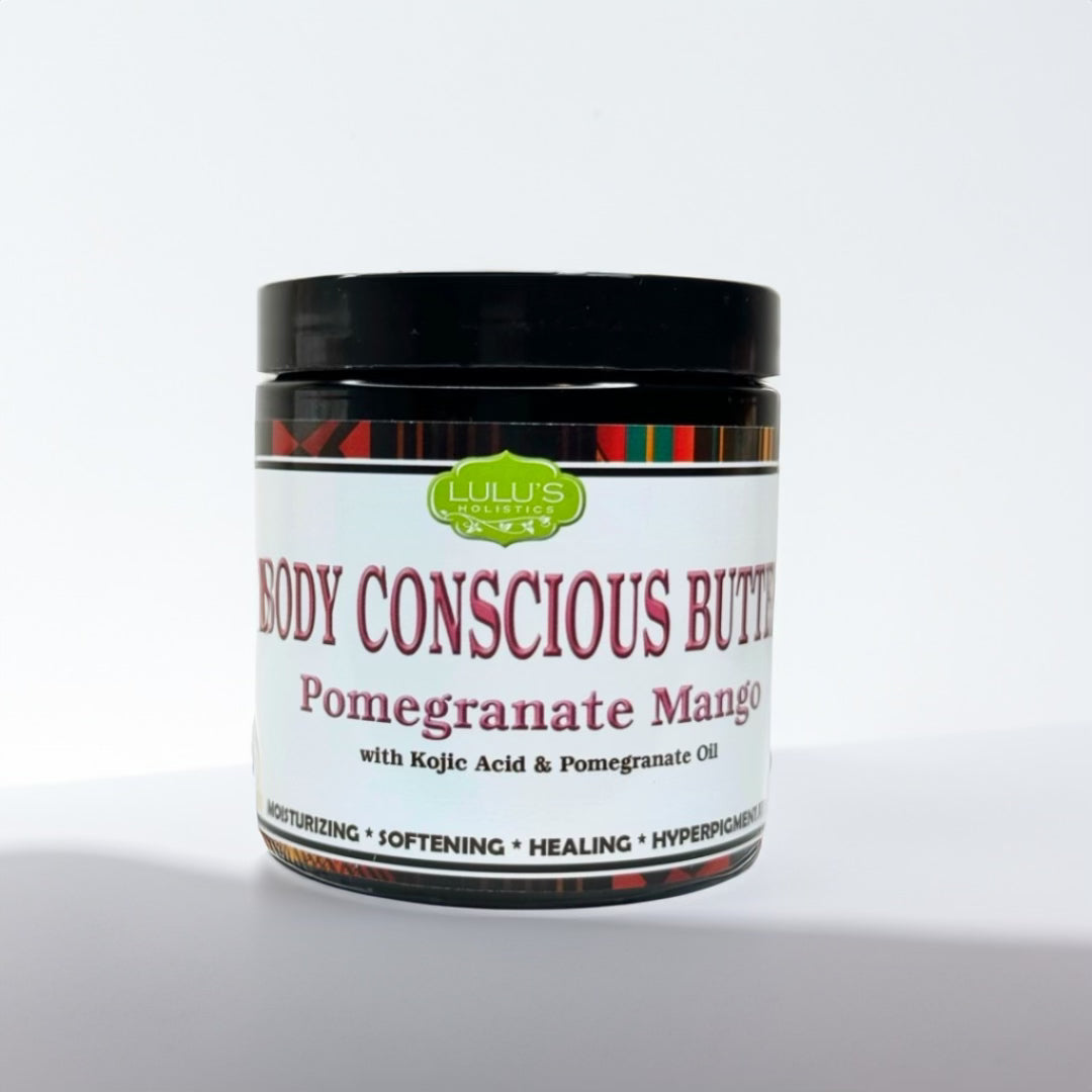 Pomegranate Mango & Kojic Acid Body Conscious Butter | Lulu's Holistics
