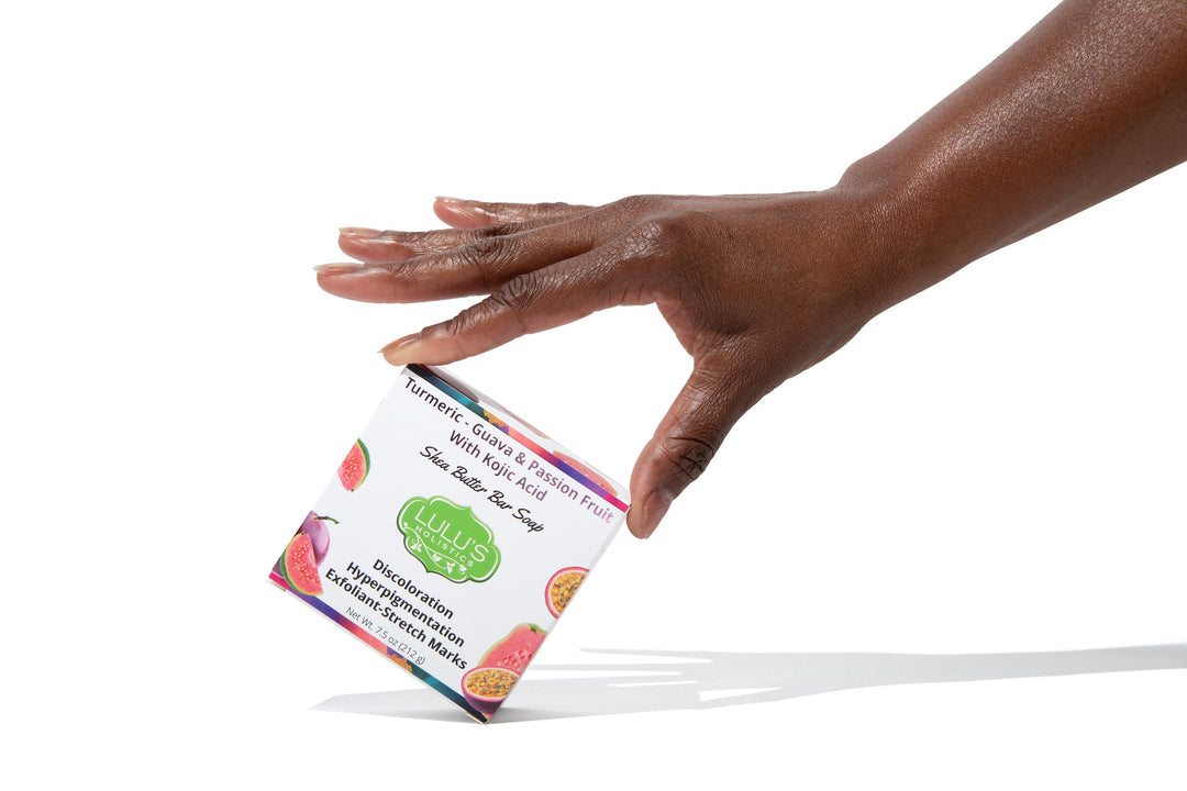 Turmeric Guava & Passion Fruit With Kojic Acid Shea Butter Soap | Lulu's Holistics