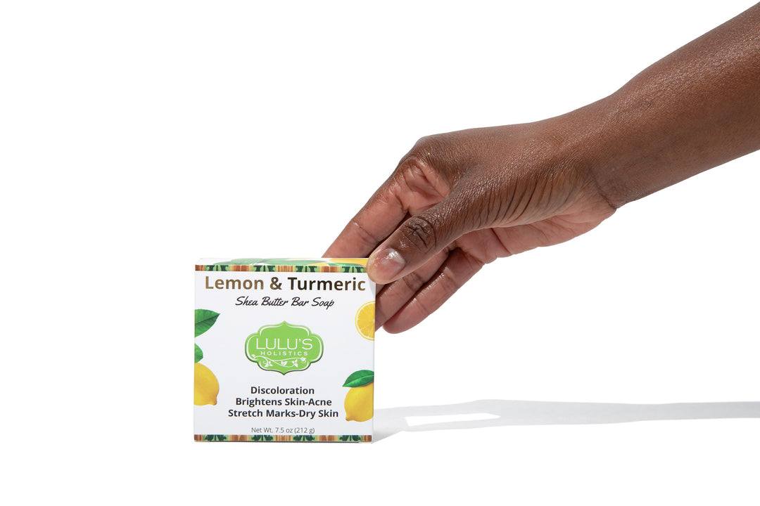 Lemon & Turmeric Shea Butter Bar Soap for Radiant, Refreshed, and Even-Toned Skin | Lulu's Holistics