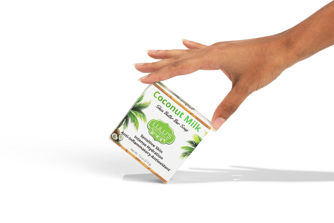 Coconut Shea Butter Bar Soap - Lulu's Holistics
