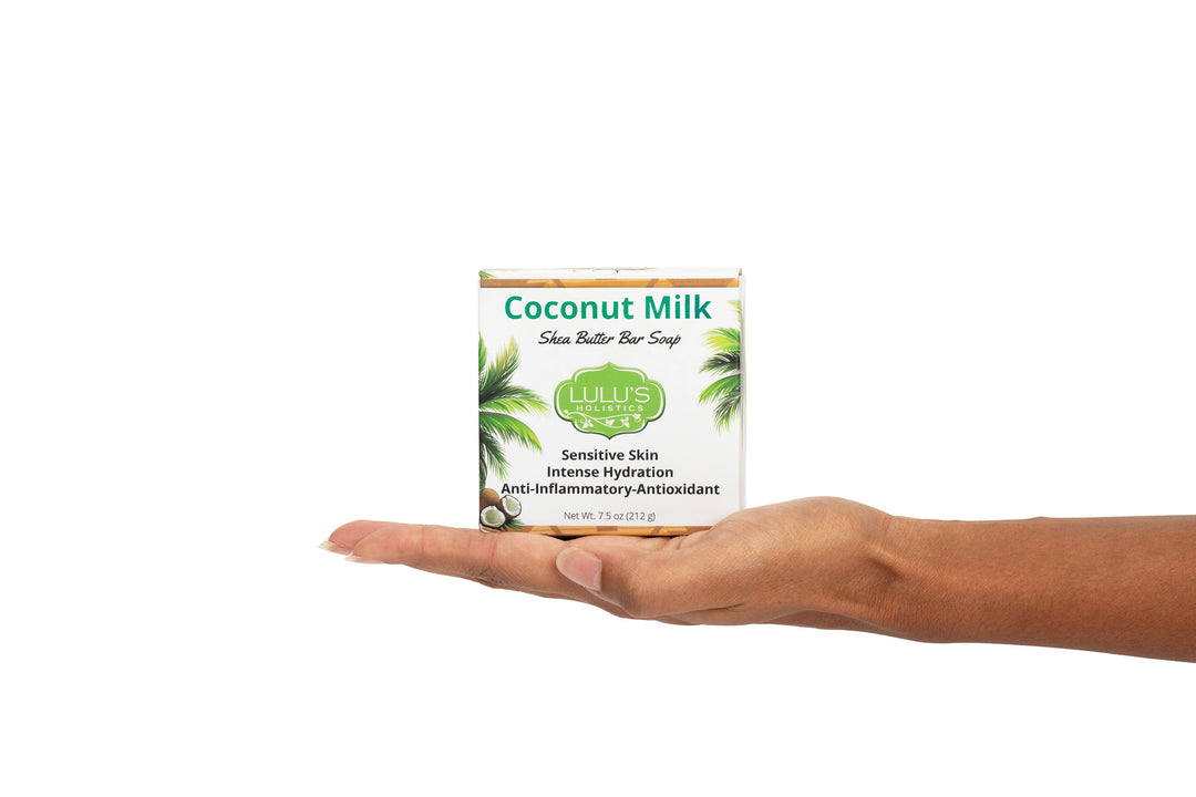 Coconut Shea Butter Bar Soap - Lulu's Holistics