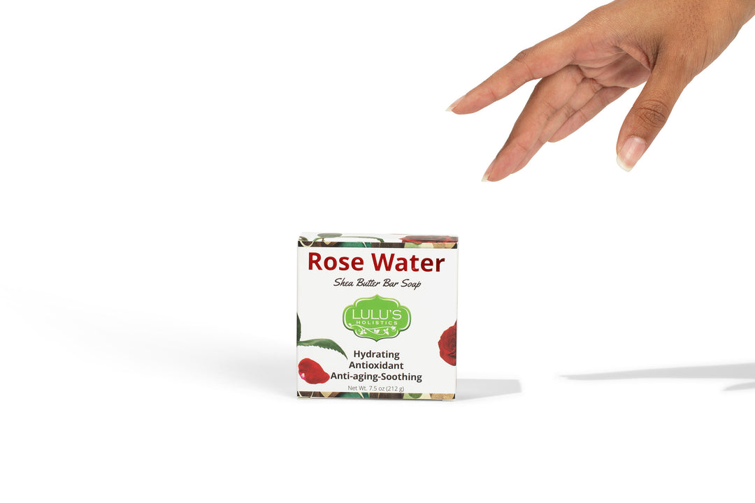 Rose Shea Butter Bar Soap for Radiant, Hydrated, and Comforted Skin | Lulu's Holistics