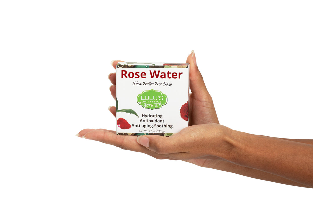Rose Shea Butter Bar Soap for Radiant, Hydrated, and Comforted Skin | Lulu's Holistics