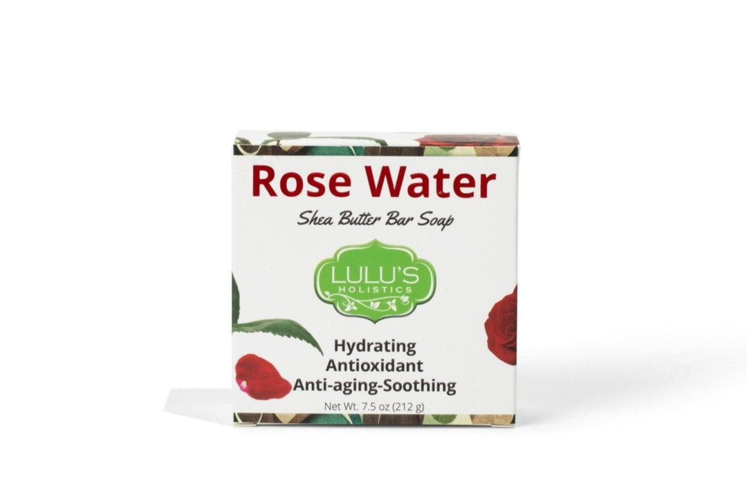 Rose Shea Butter Bar Soap for Radiant, Hydrated, and Comforted Skin | Lulu's Holistics