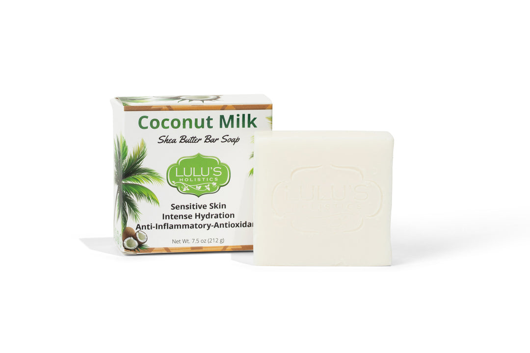 Coconut Shea Butter Bar Soap - Lulu's Holistics