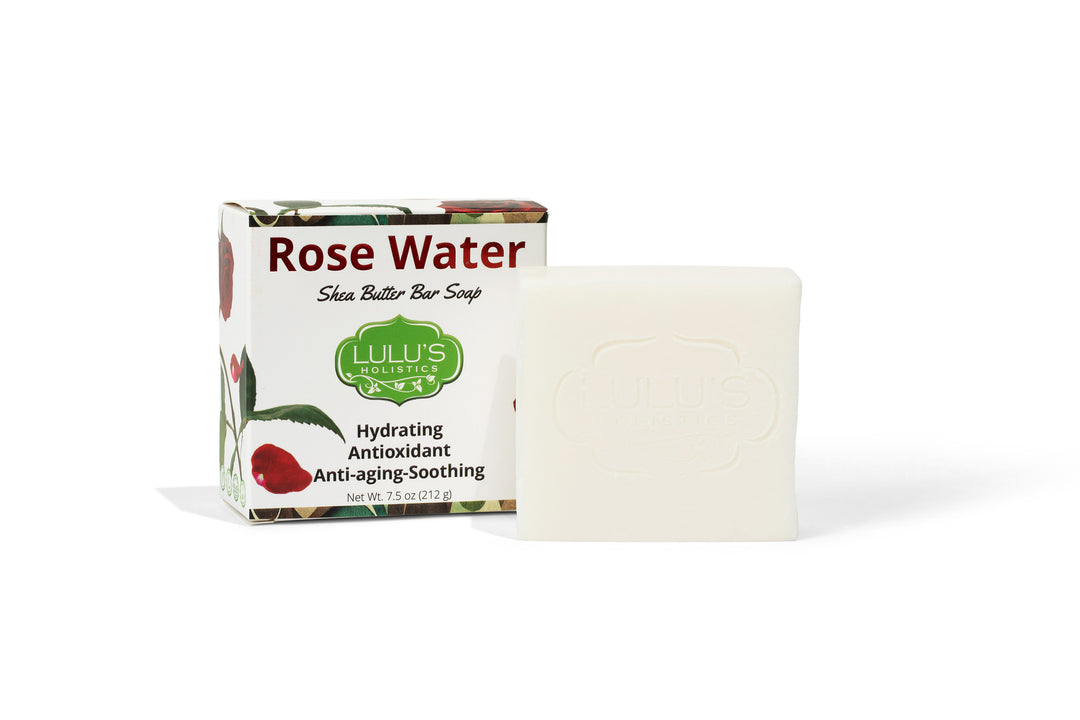 Rose Shea Butter Bar Soap for Radiant, Hydrated, and Comforted Skin | Lulu's Holistics
