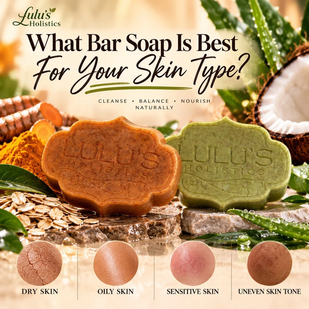 What Bar Soap Is Best for Your Skin Type? Dry, Sensitive, Oily & Uneven Skin Guide