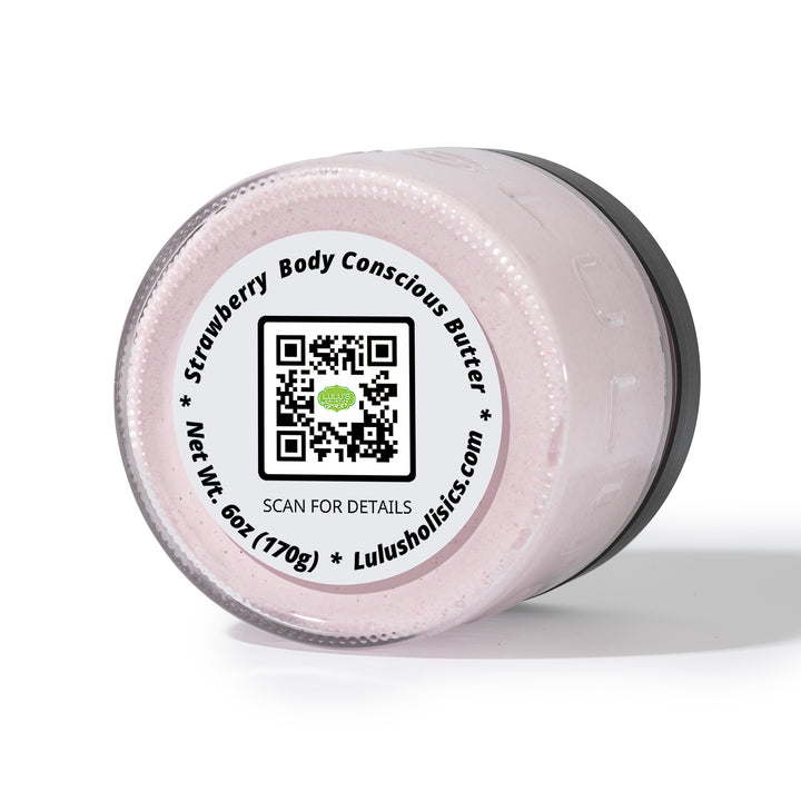 Strawberry & Dragon Fruit Whipped Mango Body Butter – Non-Greasy Glow & Soft Exfoliation