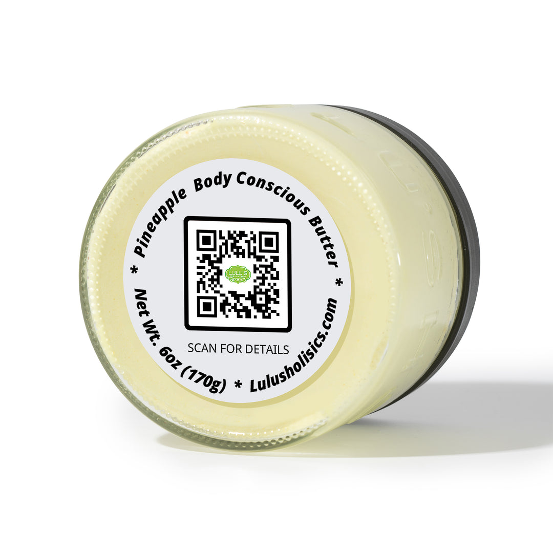 Pineapple Turmeric Whipped Mango Body Butter – Non-Greasy, Golden Glow