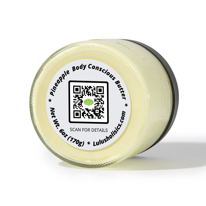 Pineapple Turmeric Whipped Mango Body Butter – Non-Greasy, Golden Glow