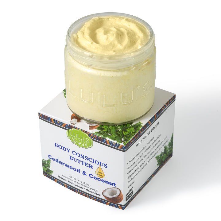 Cedarwood & Coconut Whipped Body Butter – Soothing, Nourishing Skin Care