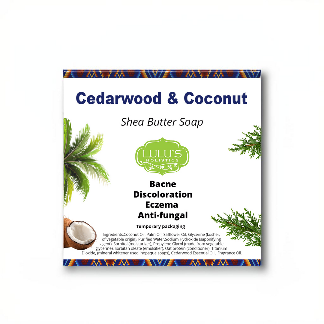 Cedarwood Coconot Shea Butter Soap - Lulu's Holistics