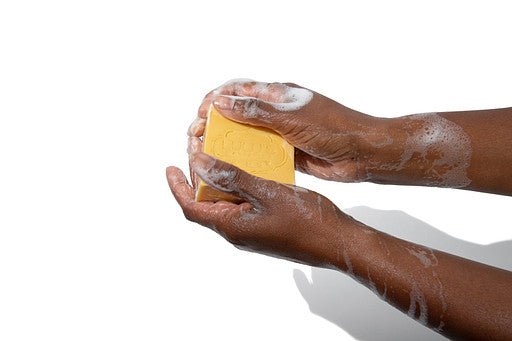 Unscented Turmeric Shea Butter Bar Soap