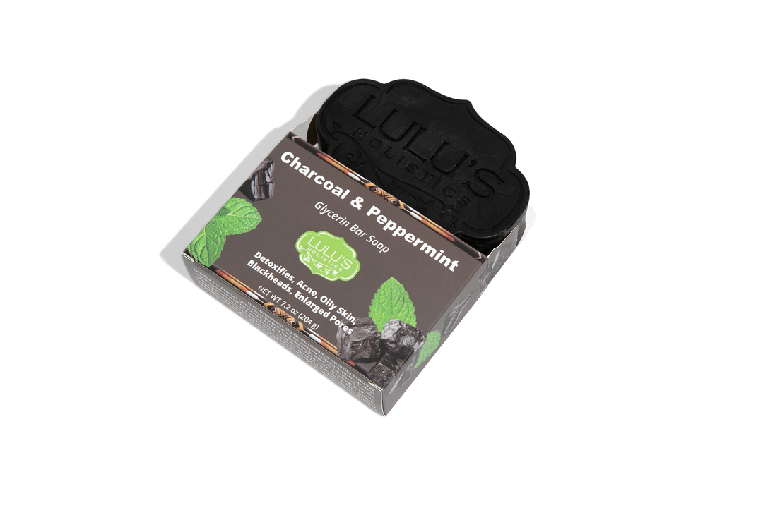 Charcoal Peppermint Glycerin Bar Soap – Deep Clean, Detox & Refresh
