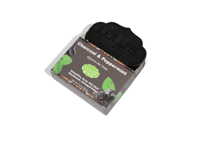 Charcoal & Peppermint Glycerin Bar Soap – Purifying Cleanse