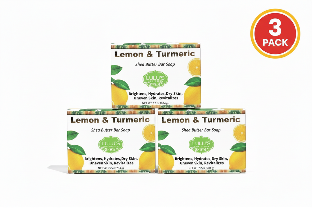 Lemon Turmeric Shea Butter Bar Soap – Brightening Cleanse
