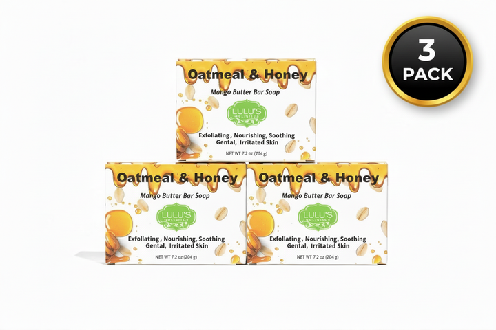 Oatmeal & Honey Mango Butter Bar Soap – Soft Exfoliating Cleanse