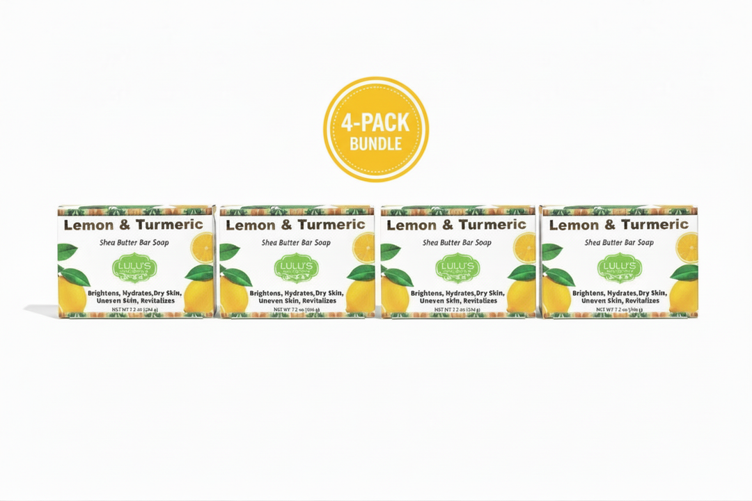 Lemon Turmeric Shea Butter Bar Soap – Brightening Cleanse