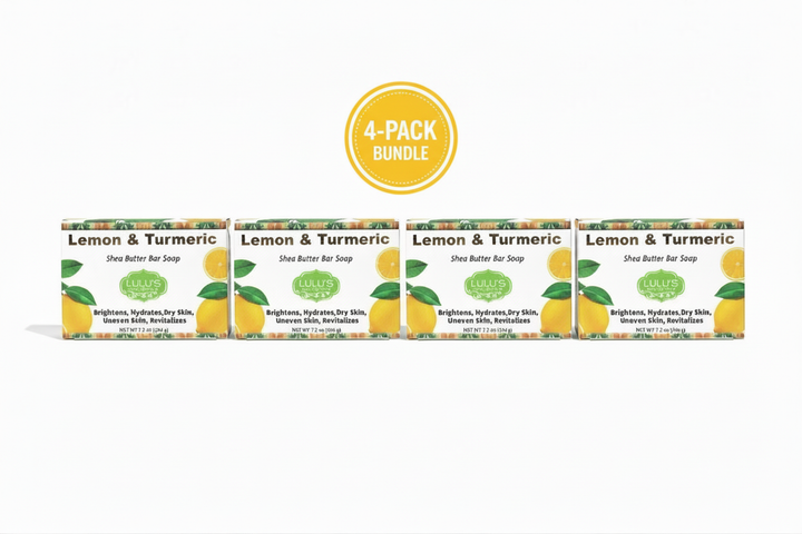 Lemon Turmeric Shea Butter Bar Soap – Brightening Cleanse