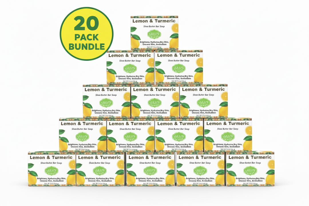 Lemon Turmeric Shea Butter Bar Soap – Brightening Cleanse