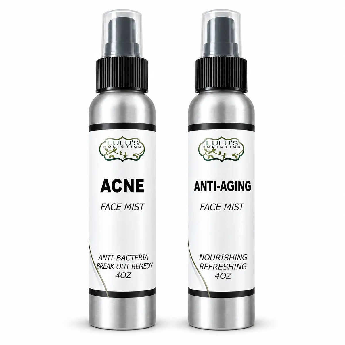 Lulu's Holistics Clarifying & Nourishing Targeted Face Mist Complete 2-Piece Duo Set