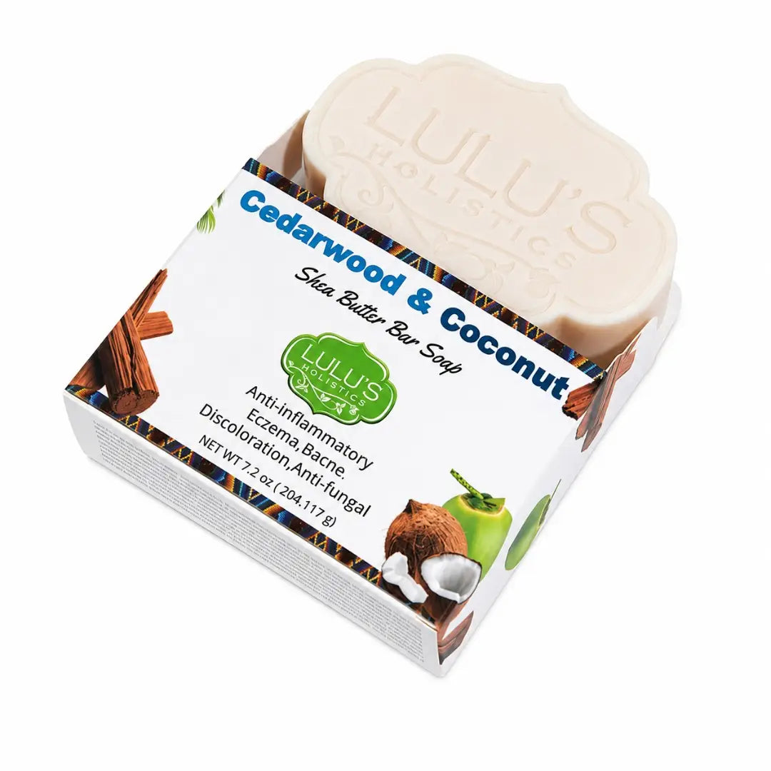 Cedarwood Coconut Shea Butter Bar Soap – Balancing Cleanse