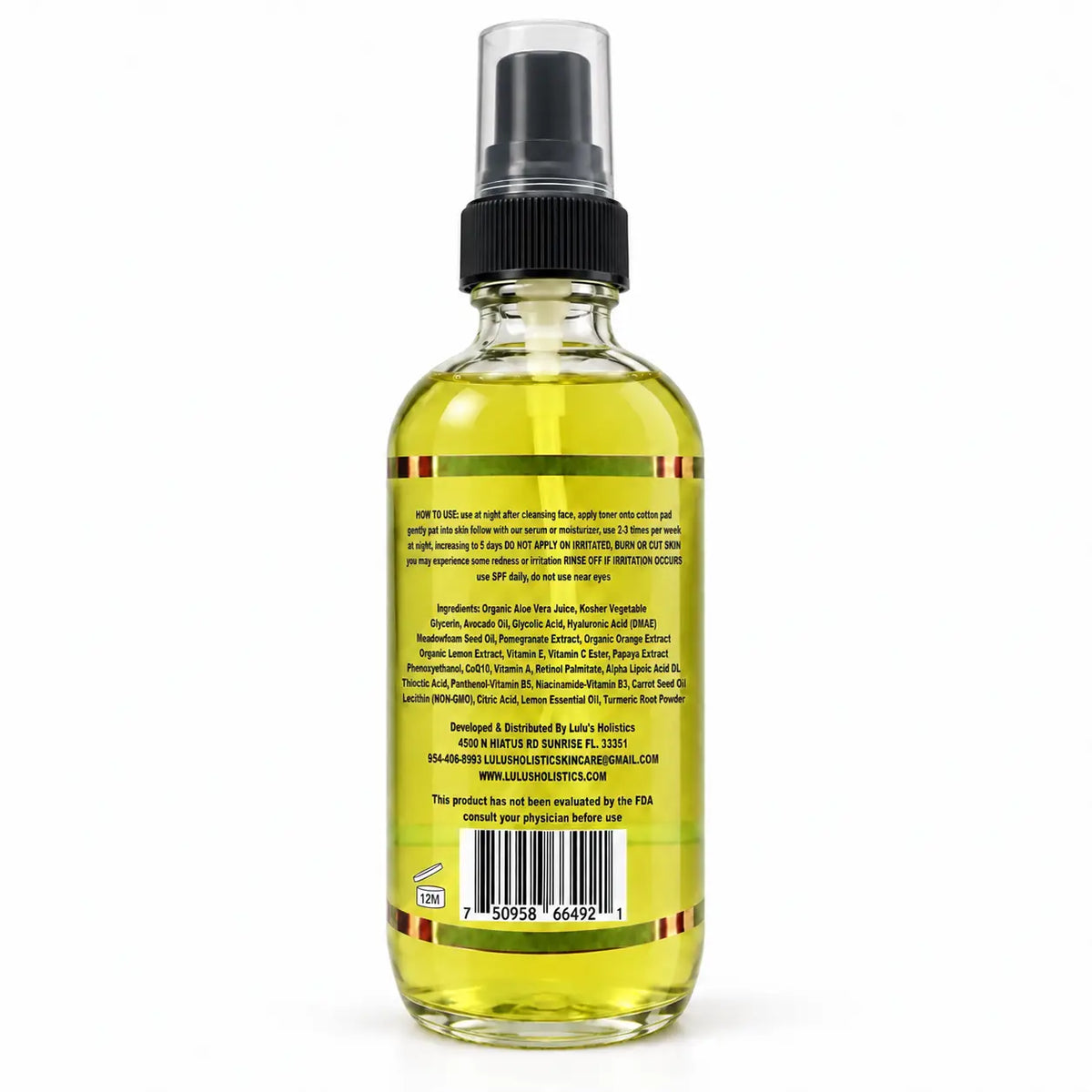 Vitamin C Erneuerndes Gesichtswasser – Aufhellendes & Glättendes Spray