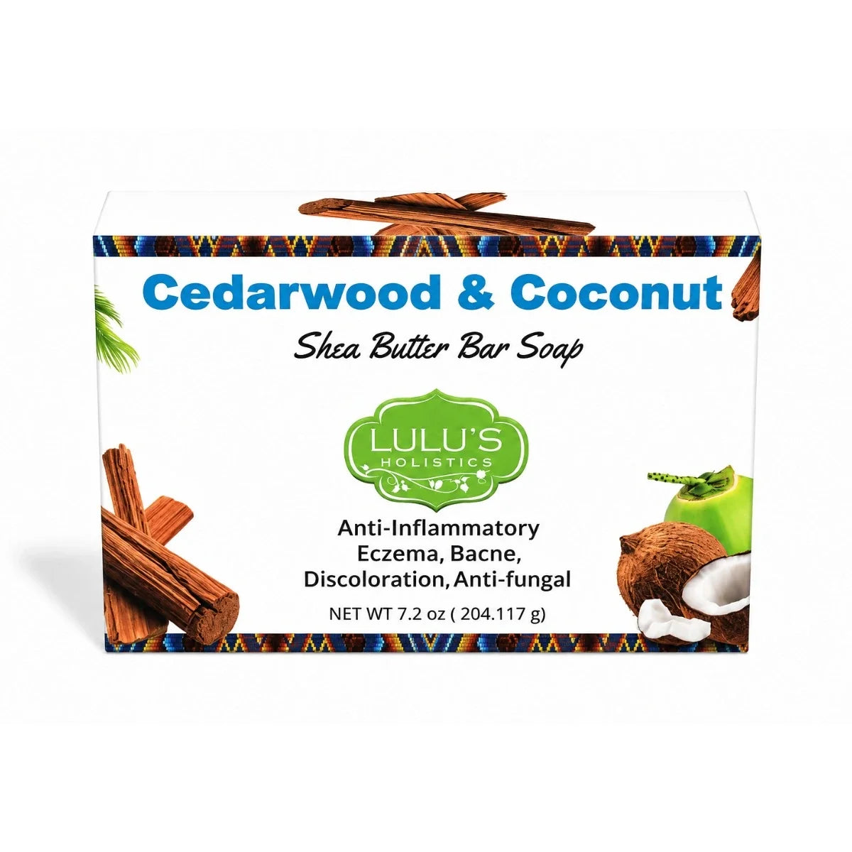 Cedarwood Coconut Shea Butter Bar Soap – Balancing Cleanse