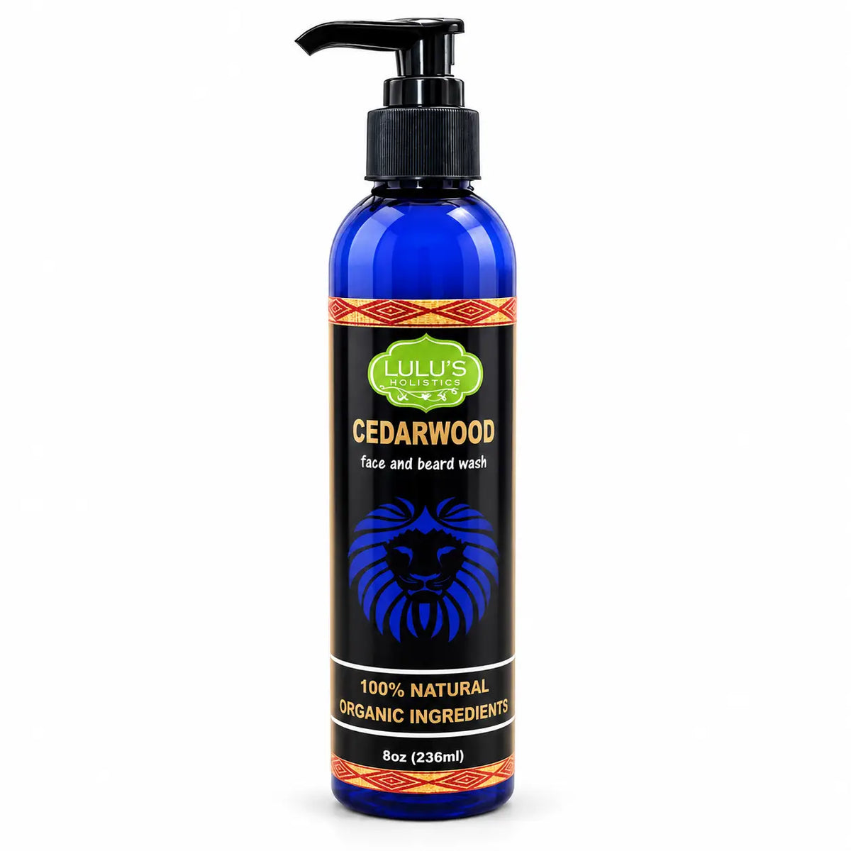 Lulu's Holistics Cedarwood Face & Beard Soothing Conditioning Wash (8oz)