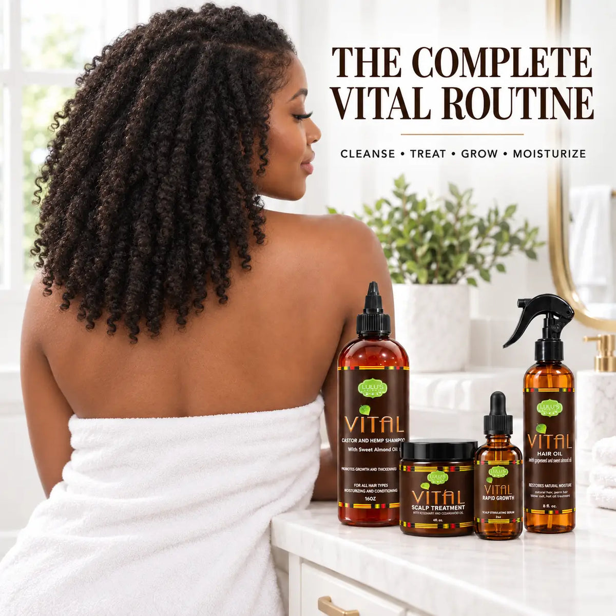 Vital Hair Combo – Set für Haarwachstum, -stärke und Kopfhautpflege