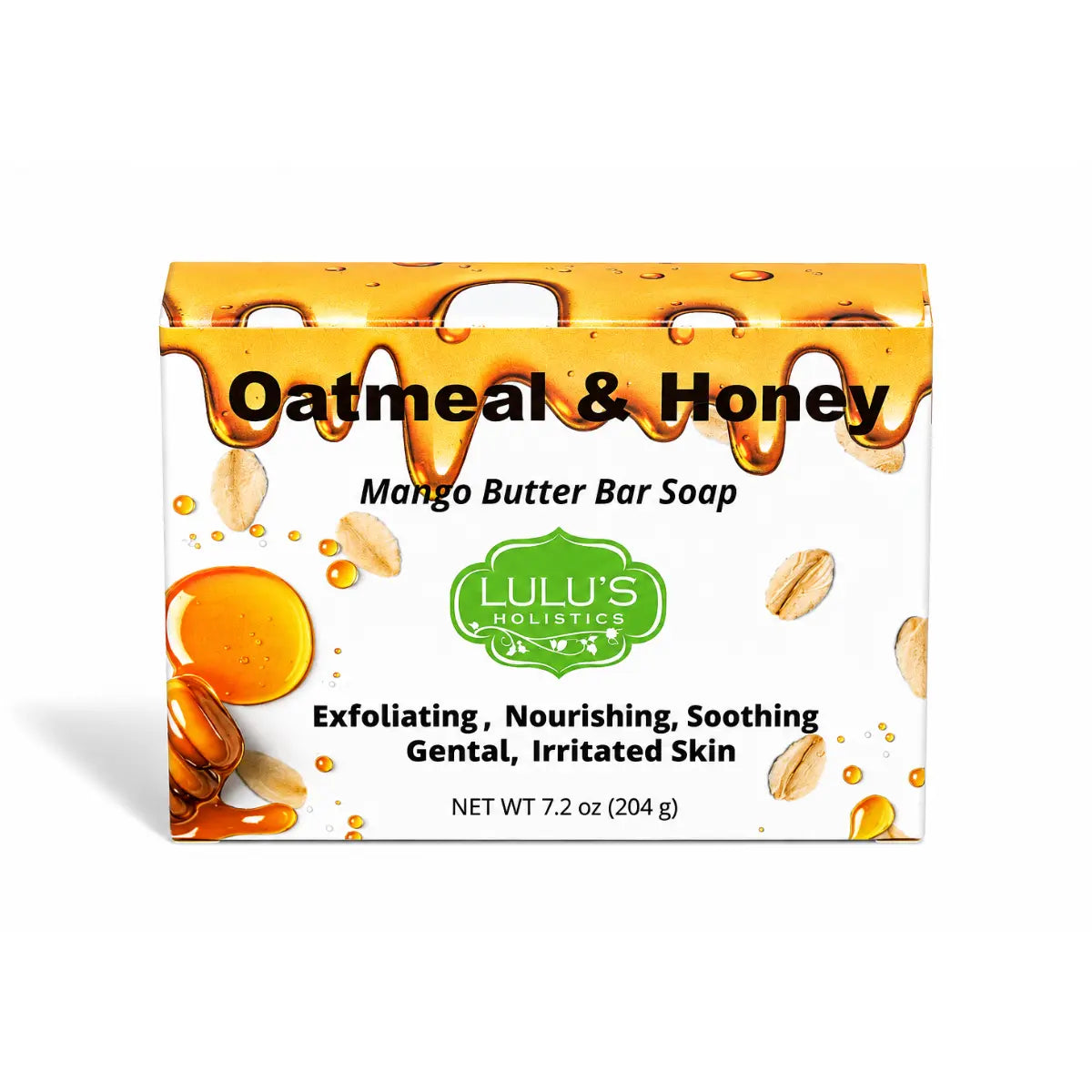Hafer & Honig Mangobutter-Seifenstück – Sanft peelende Reinigung