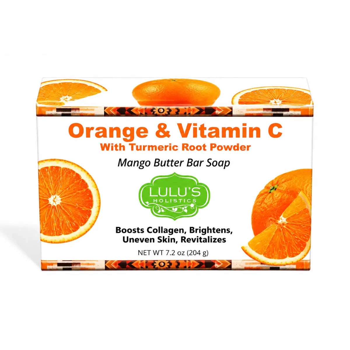 Orangen-Vitamin C-Kurkuma-Mangobutter-Seife – aufhellende Reinigung
