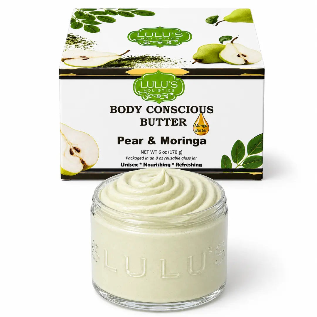 Birne & Moringa Aufgeschlagene Mango-Körperbutter – Nicht fettend, strahlende Haut