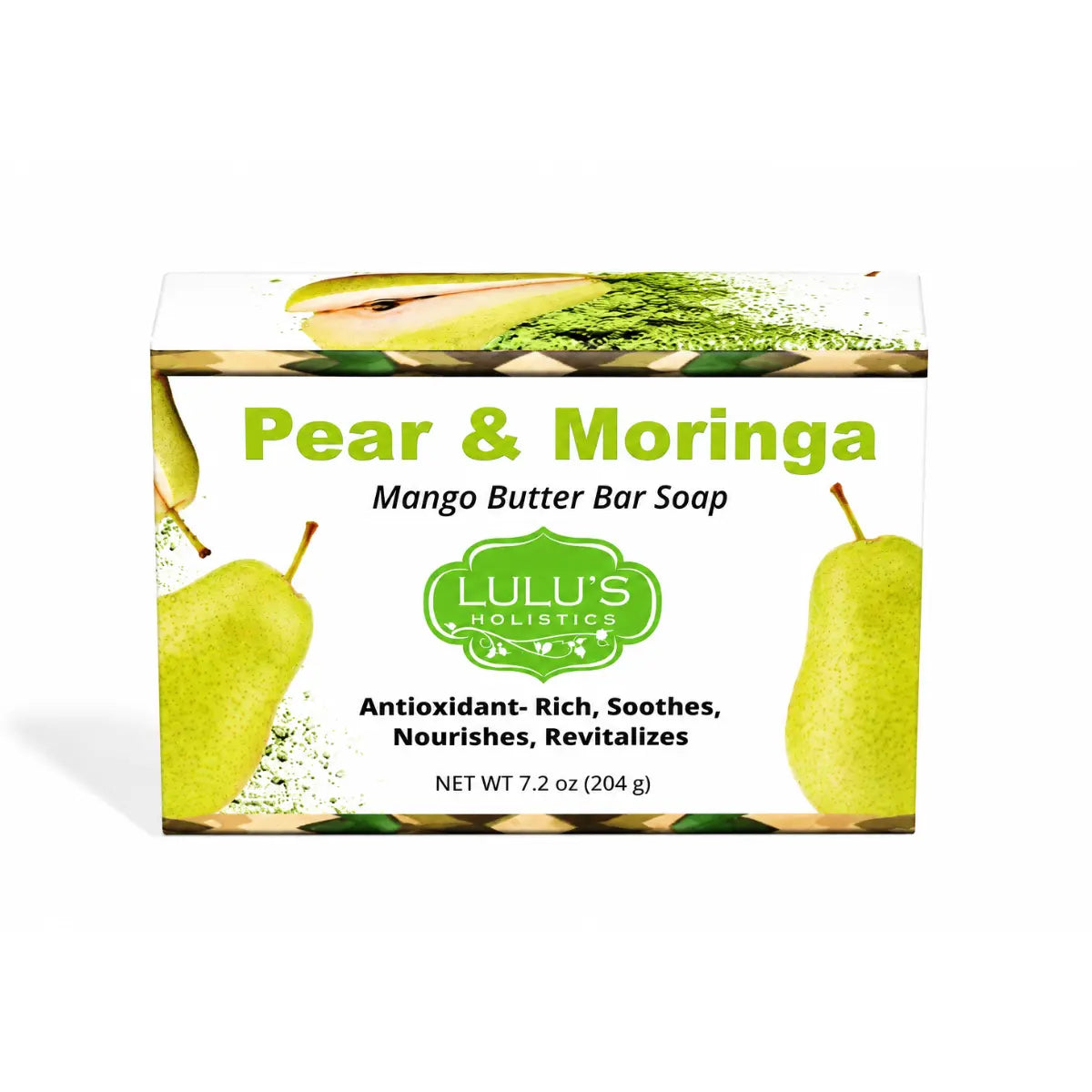 Birne & Moringa Mangobutter-Riegel-Seife – Nährende Reinigung