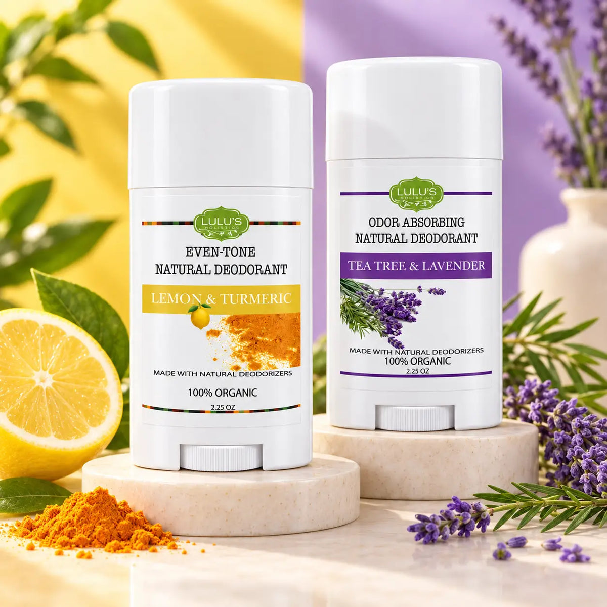 Achselpflege Deodorant Duo – Zitrone Kurkuma & Teebaum