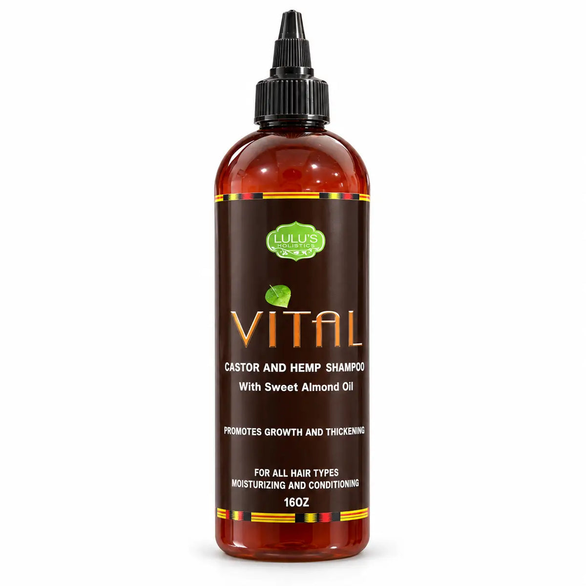 Lulu's Holistics Vital Castor & Hemp Growth & Thickening Shampoo (16oz)