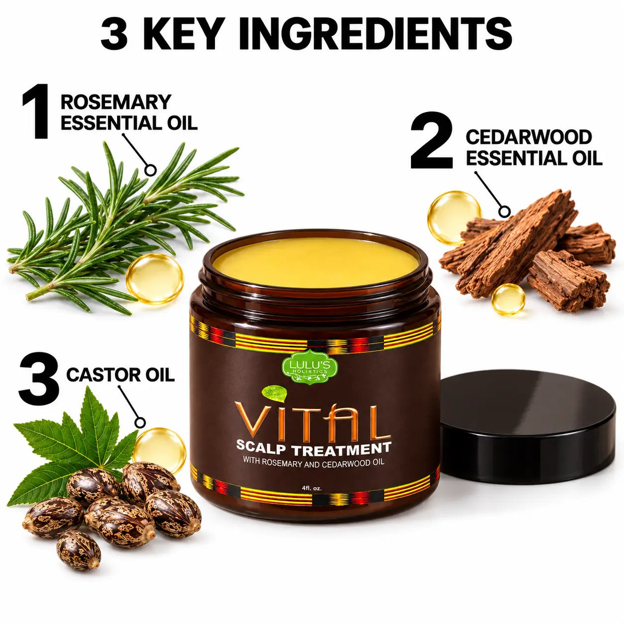 Vital Scalp Treatment – Wachstum & Linderung für trockene, juckende Kopfhaut