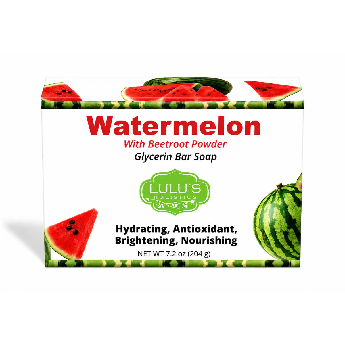 Wassermelone-Rote-Bete-Glycerin-Seifenstück – Strahlende Reinigung