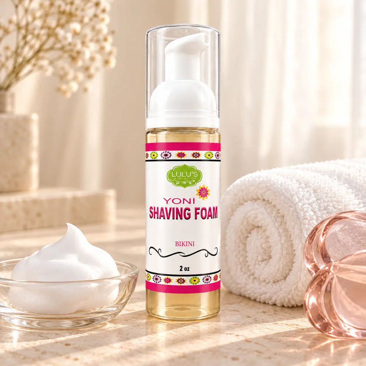 Lulu's Holistics Anti-Irritation Bikini Line Shaving Foam (2oz)