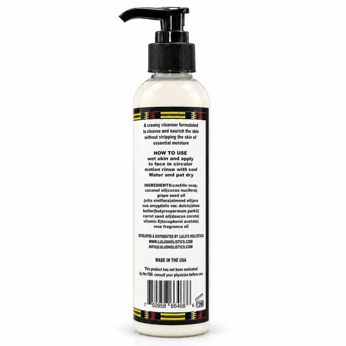 Shea-Rose Gesichtsreinigungsmilch – Sanfte, hydrierende Gesichtsreinigung