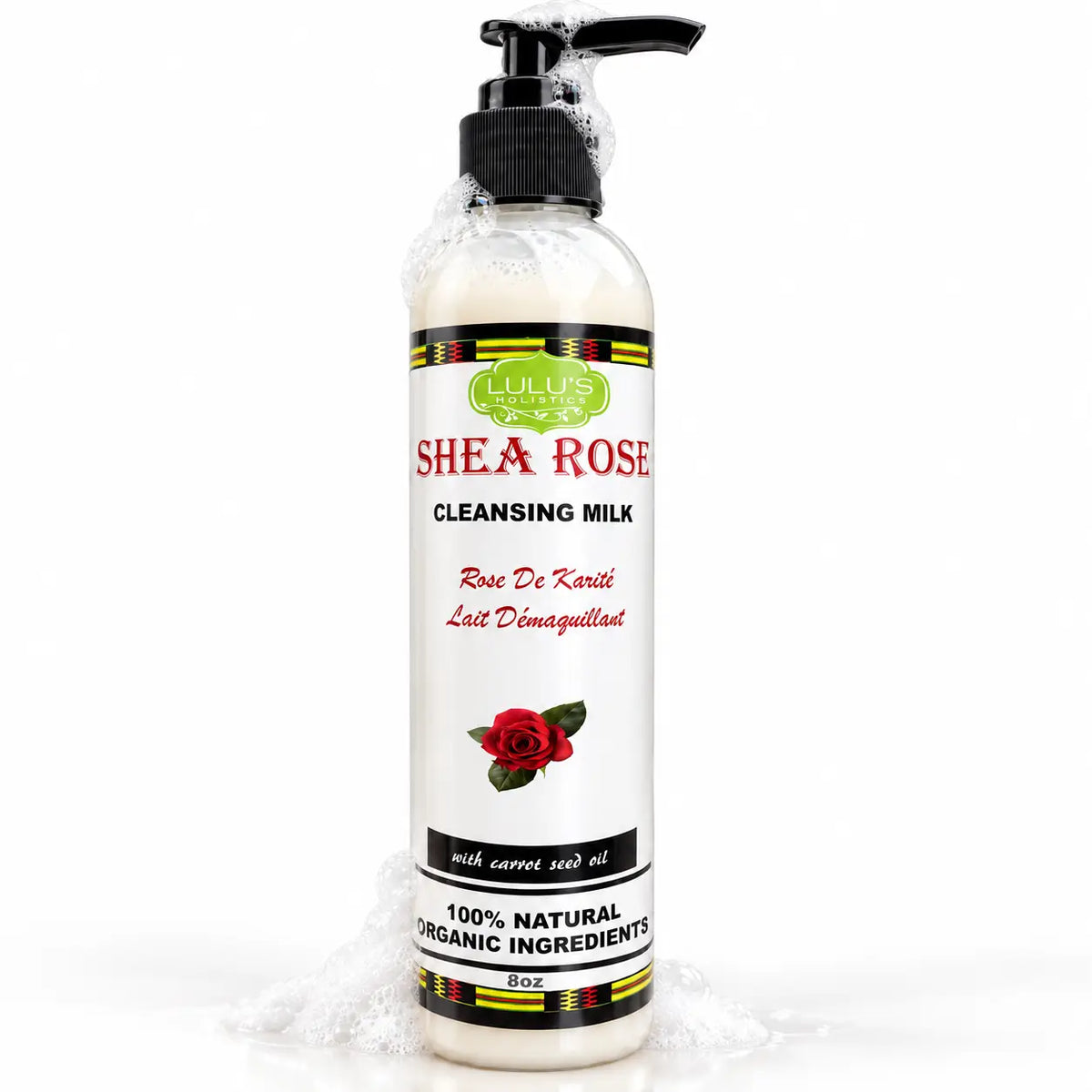 Shea-Rose Gesichtsreinigungsmilch – Sanfte, hydrierende Gesichtsreinigung