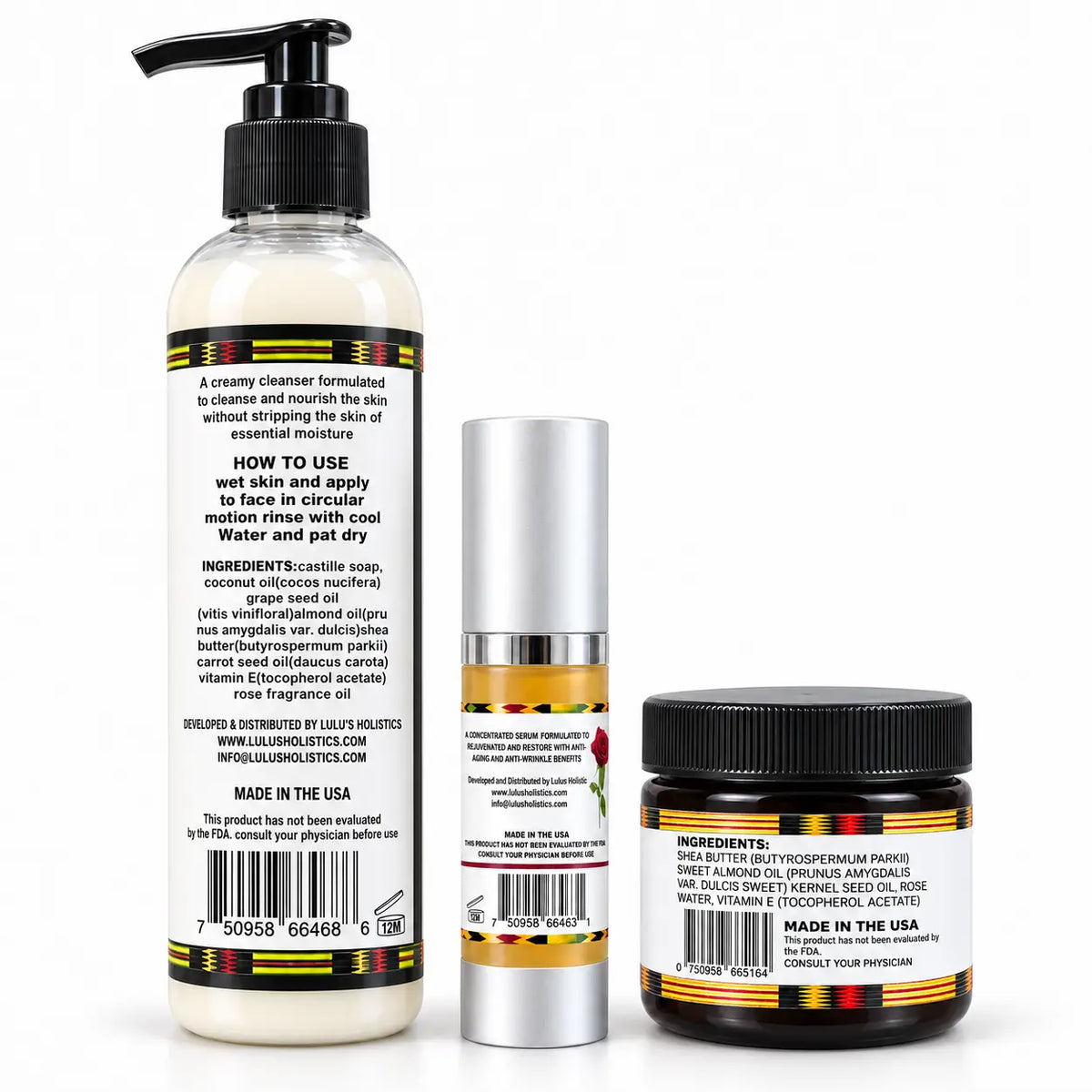 Rosenleuchten Haut-Trio – Reinigen, Hydratisieren & Aufhellen