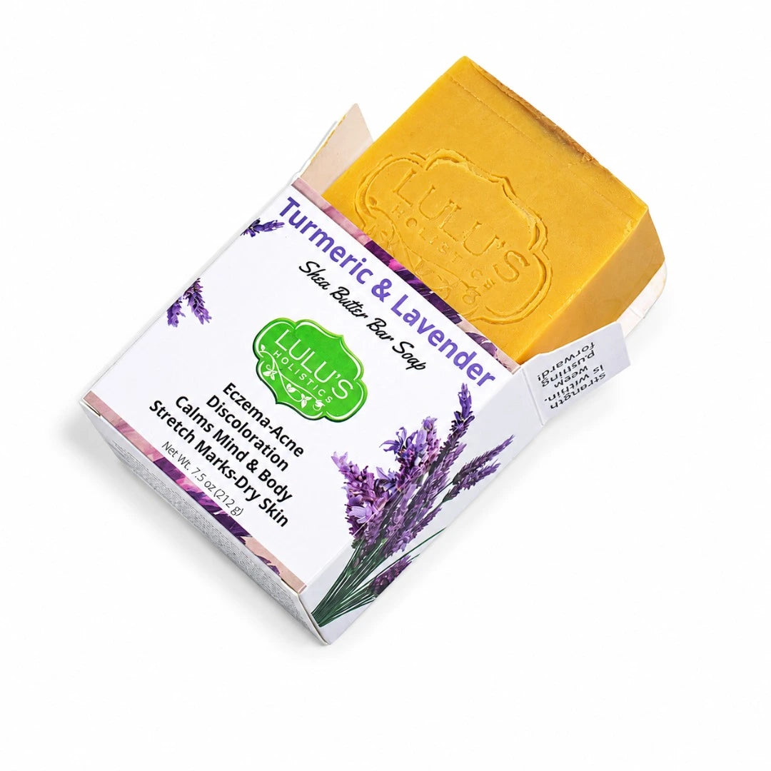 Kurkuma- & Lavendel-Sheabutter-Seife – Beruhigende, aufhellende Reinigung