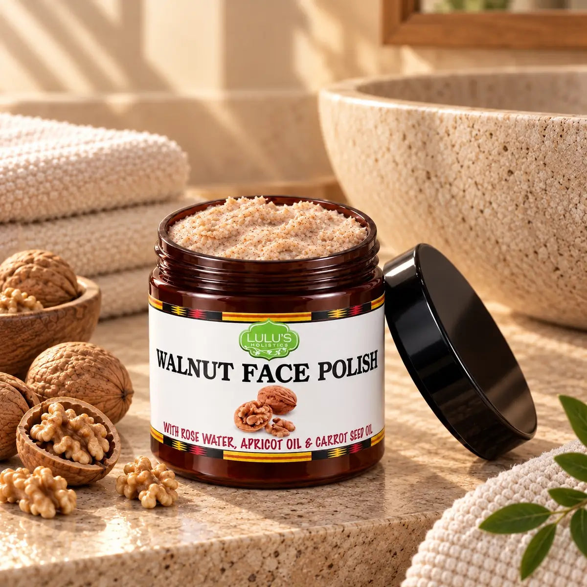 Walnuss Gesichtspeeling – Polierendes & Hautglättendes Peeling