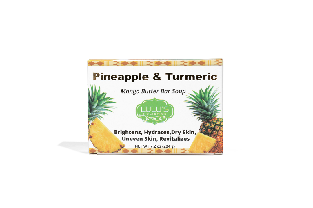 Pineapple & Turmeric Mango Butter Soap Bar – Moisturizing Glow Bar for Smooth, Healthy-Looking Skin